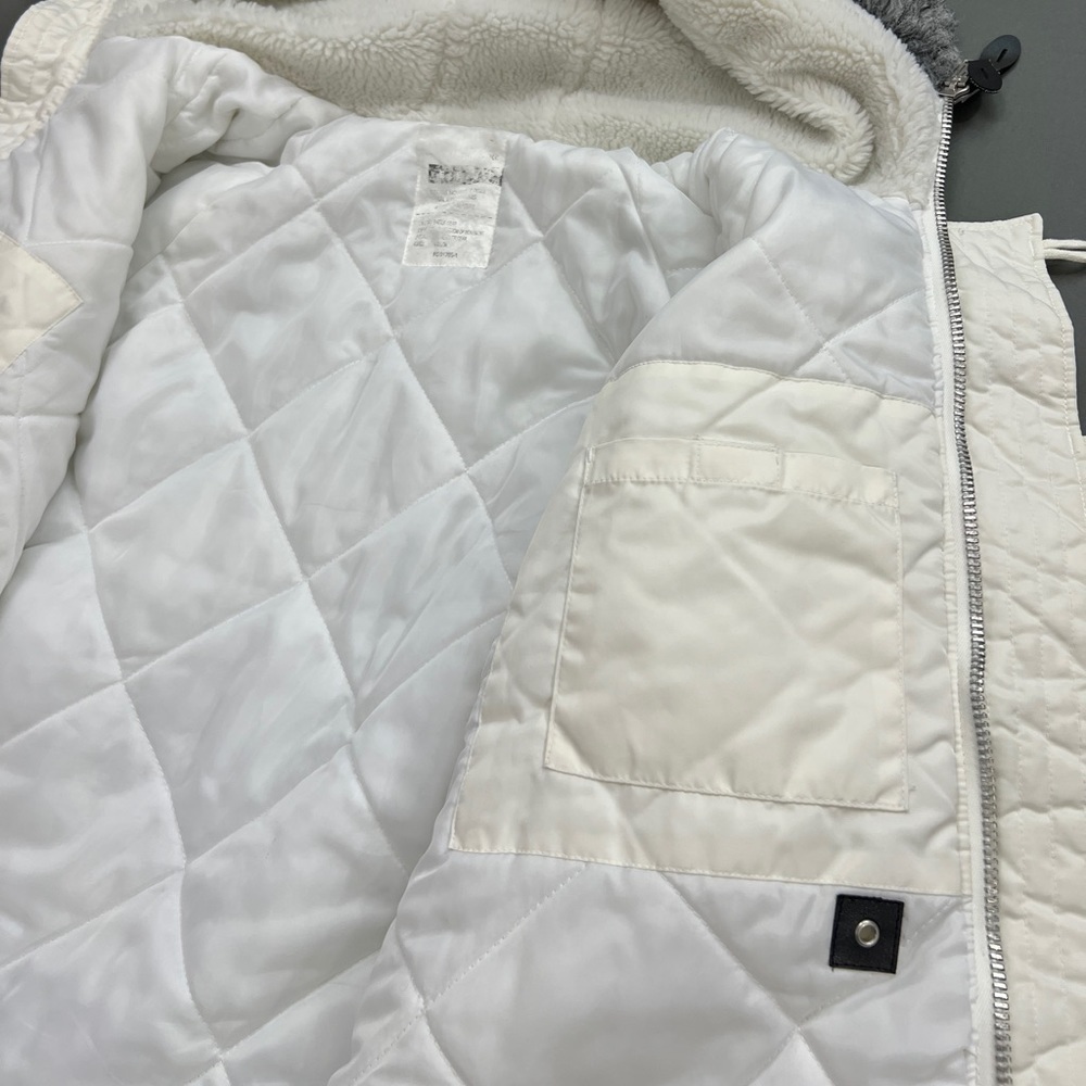 Japanese Military Fur Lined Zip Puffer Flight Jacket - Picture 10 of 16